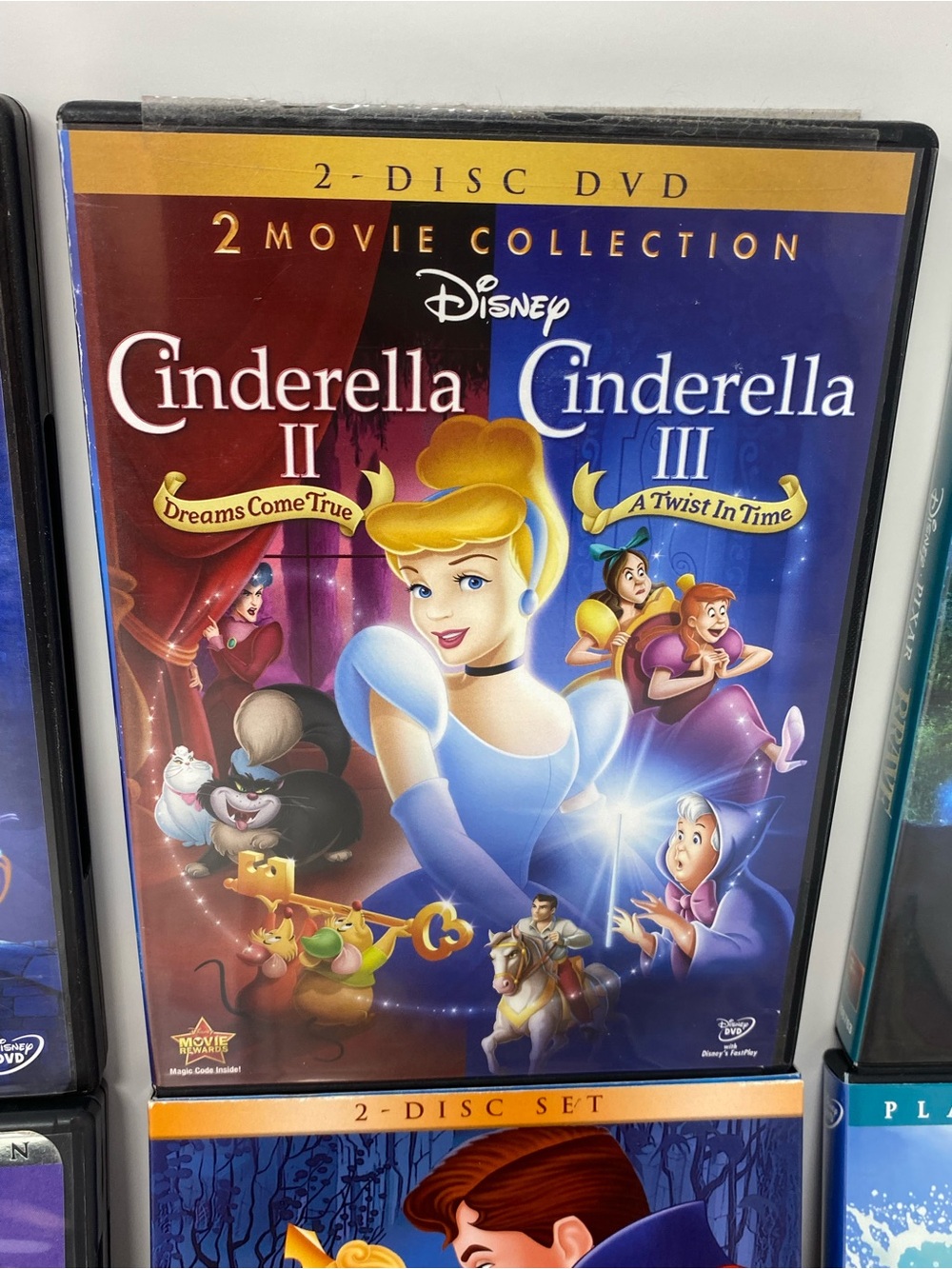 Disney Princess Collection DVD lot of 9 Sleeping Beauty Mulan Cinderella Brave - Picture 3 of 11